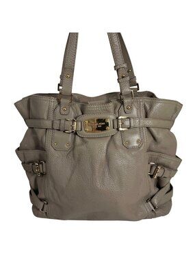 Michael Kors Gansevoort Gray Pebbled Leather XL Tote Shoulder bag No Strap